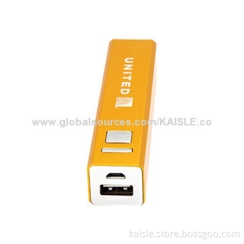 Power Bank with 2,200mAh Capacity, 5V at 1A Output